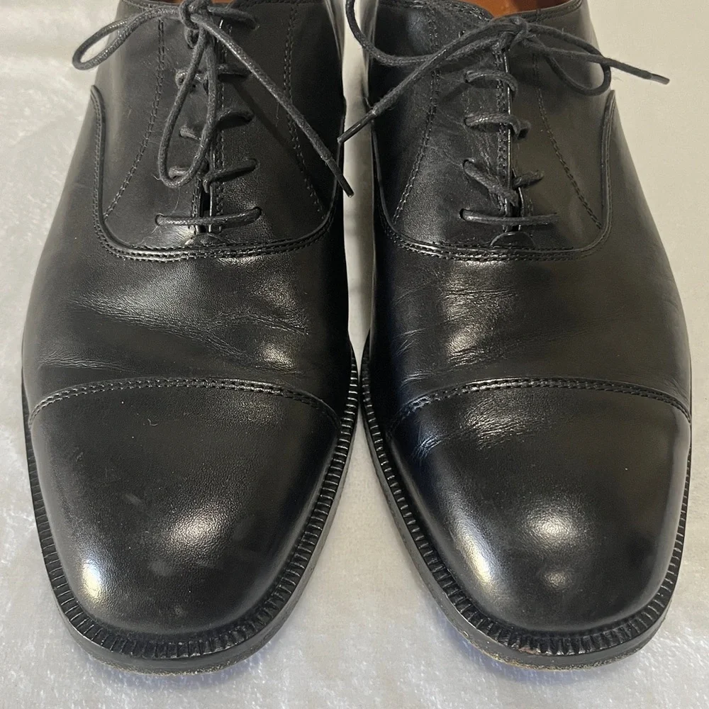Rockport genuine leather size 7.5 classic Black Leather Men's Dress Shoes